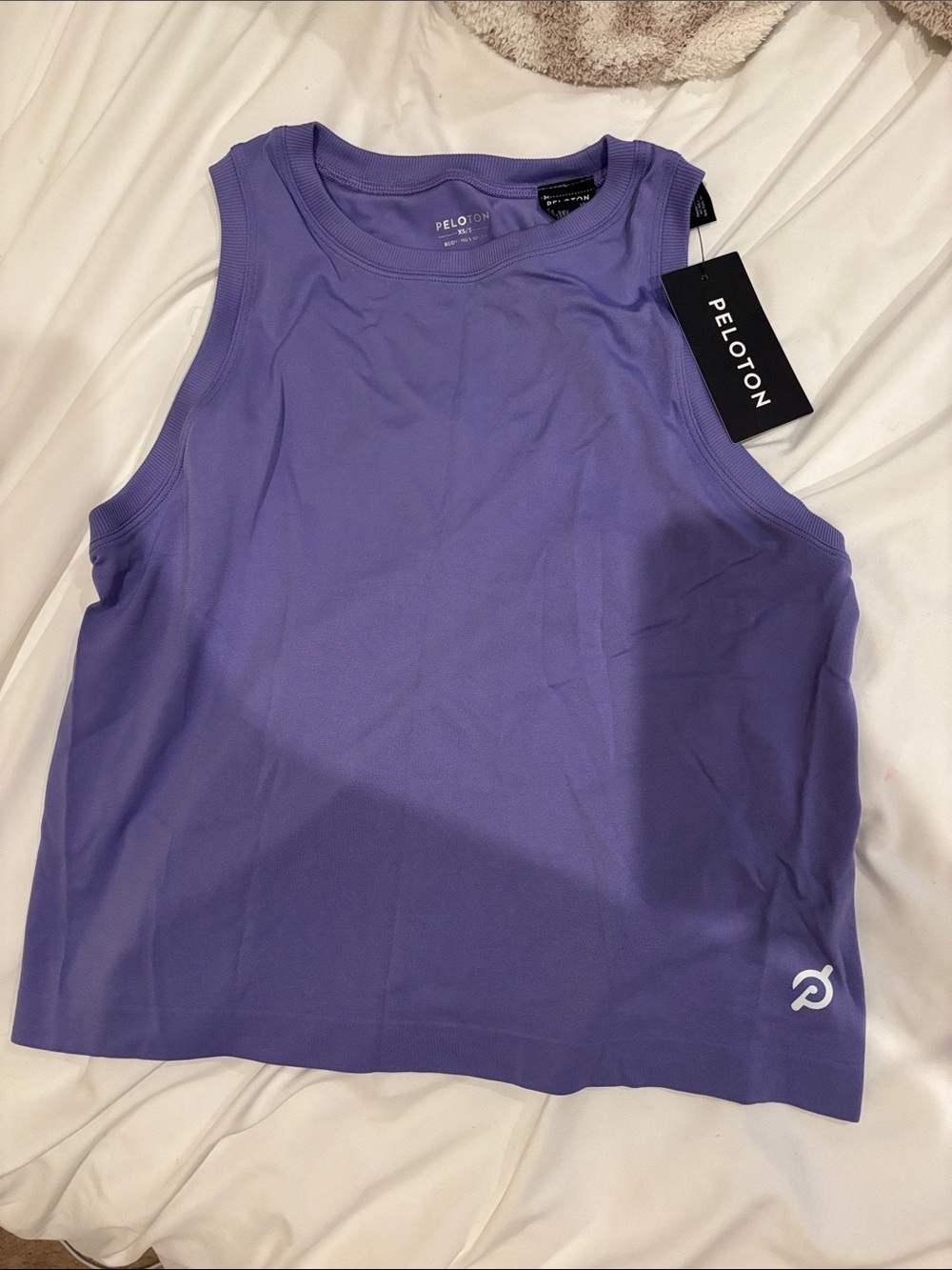 Peloton Purple Seamless Muscle Tank